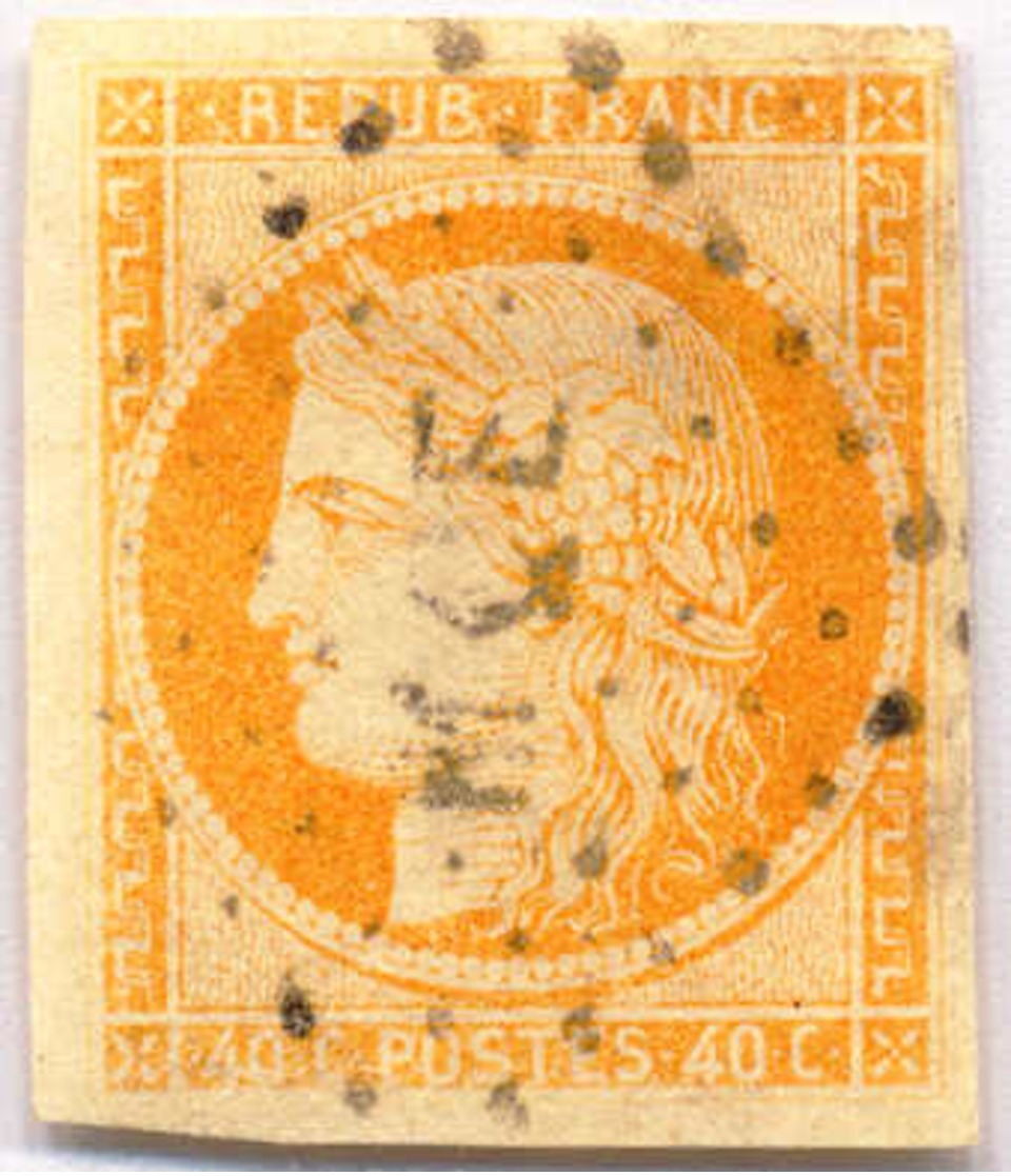 1871, 40 C., Pale Orange, Used In Martinique, (cancel MQE), VF!. Estimate 160€. - Andere & Zonder Classificatie