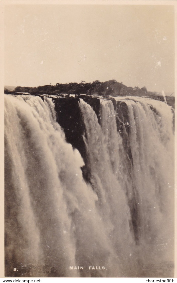 2 X PHOTOCARD ZIMBABWE : RHODESIA - VICTORIA FALLS VIEW FROM CATARACT ISLAND - 2 Scans ! - Zimbabwe