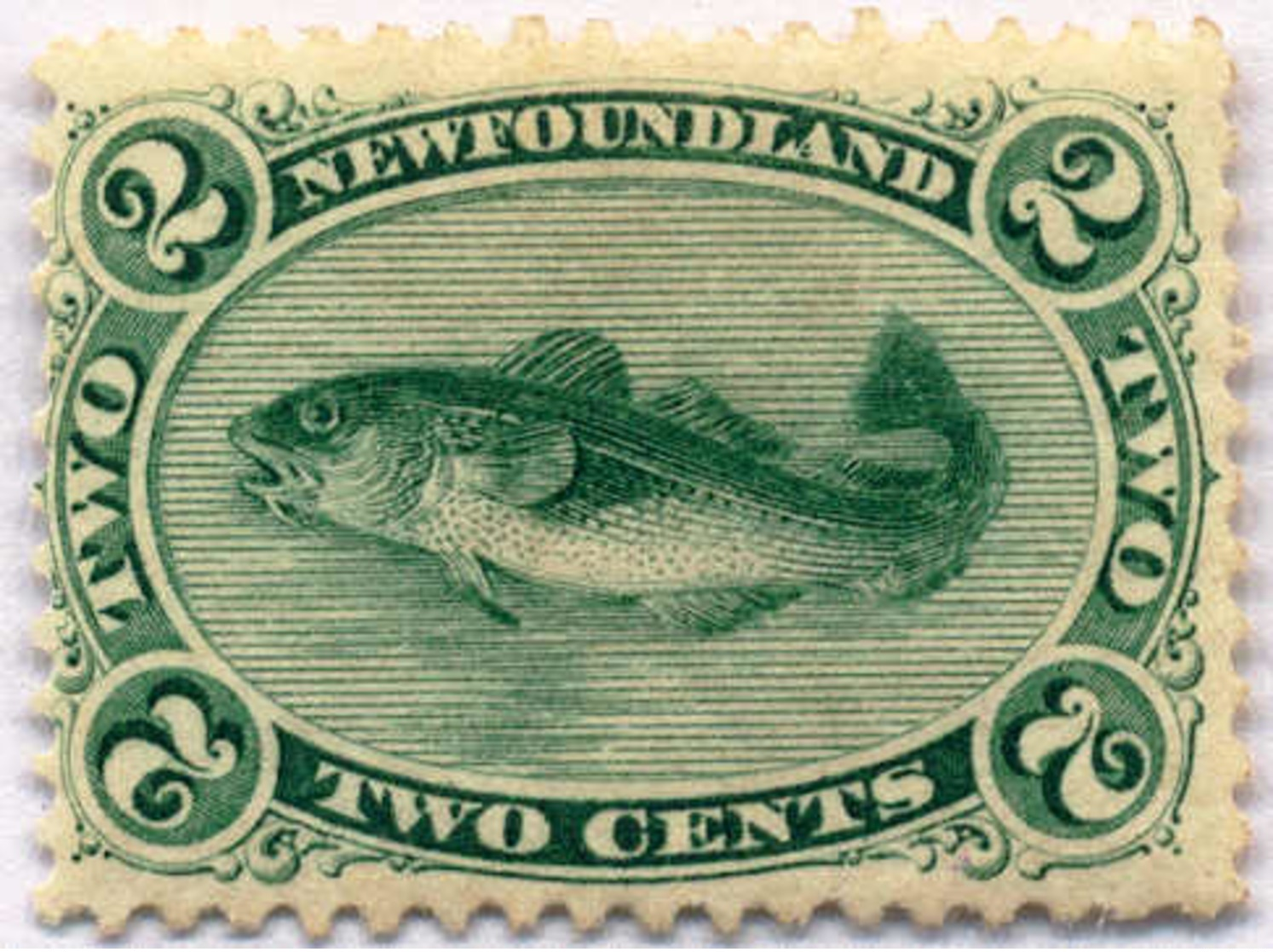 1876/79, 2 C., Blueish Green, M Not H, VF!. Estimate 200€. - Zonder Classificatie