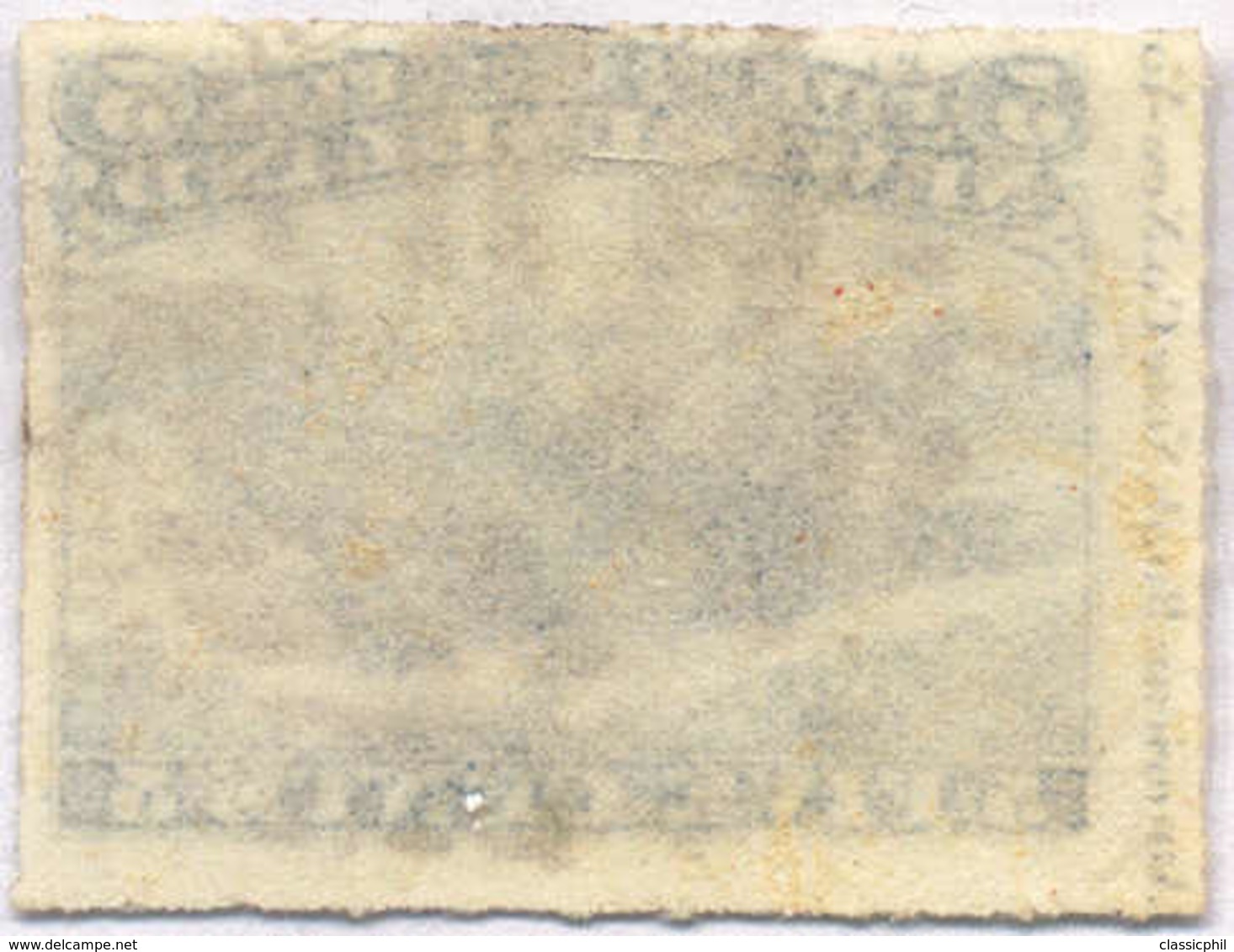 1876/79, 5 C., Blue, Rouletted, With Sheet Note At Left Margin, VF!. Estimate 200€. - Ohne Zuordnung