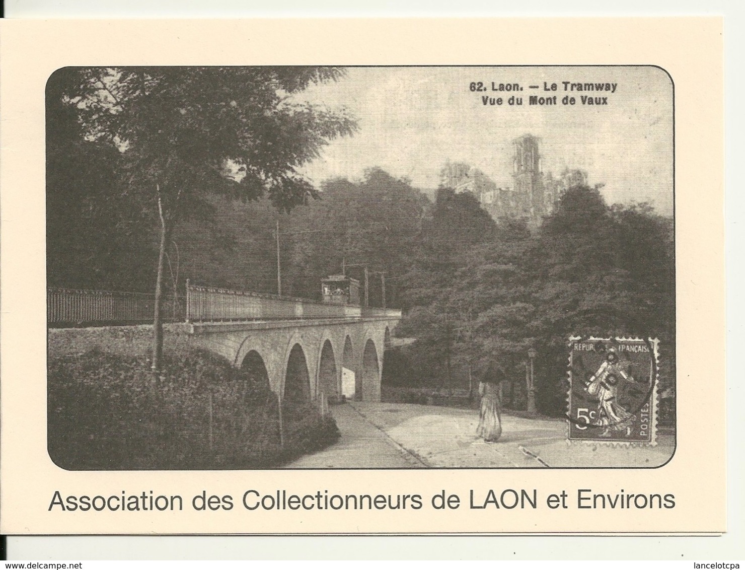 02 - LAON / ASSOCIATION DES COLLECTIONNEURS DE LAON ET ENVIRONS - CARTE DOUBLE 1999 - Laon