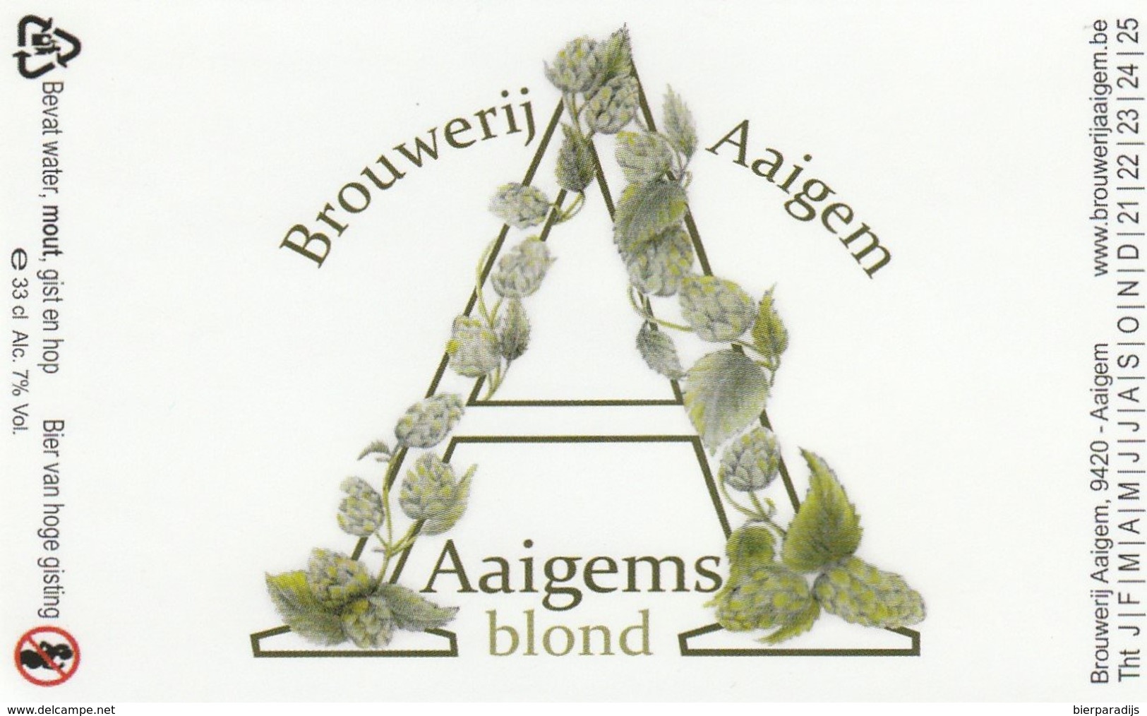 Br.   Aaigem - Beer