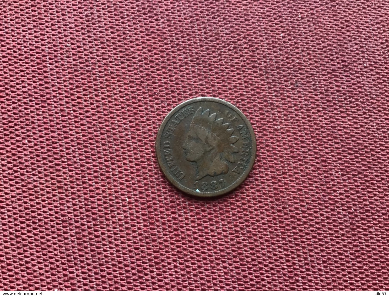 ÉTATS UNIS Monnaie De Onze Cent 1887 - 1859-1909: Indian Head