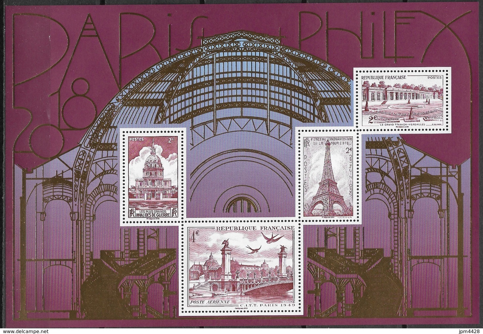 France 2018 Bloc Paris Philex F 5222 Neuf** - Mint/Hinged