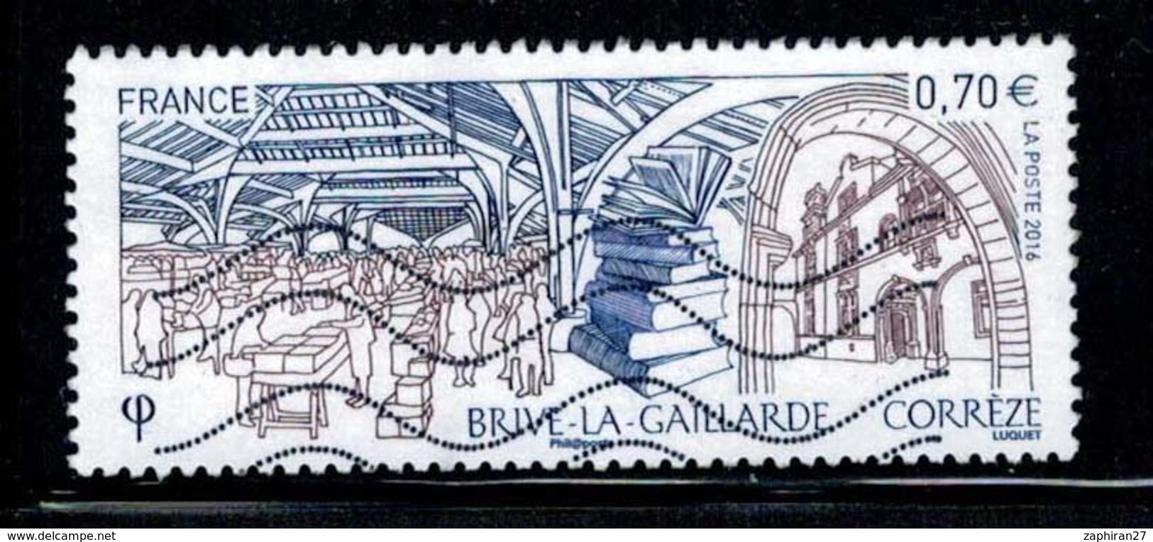 2016 N 5104 BRIVES LA GAILLARDE  OBLITERE #229# - Oblitérés