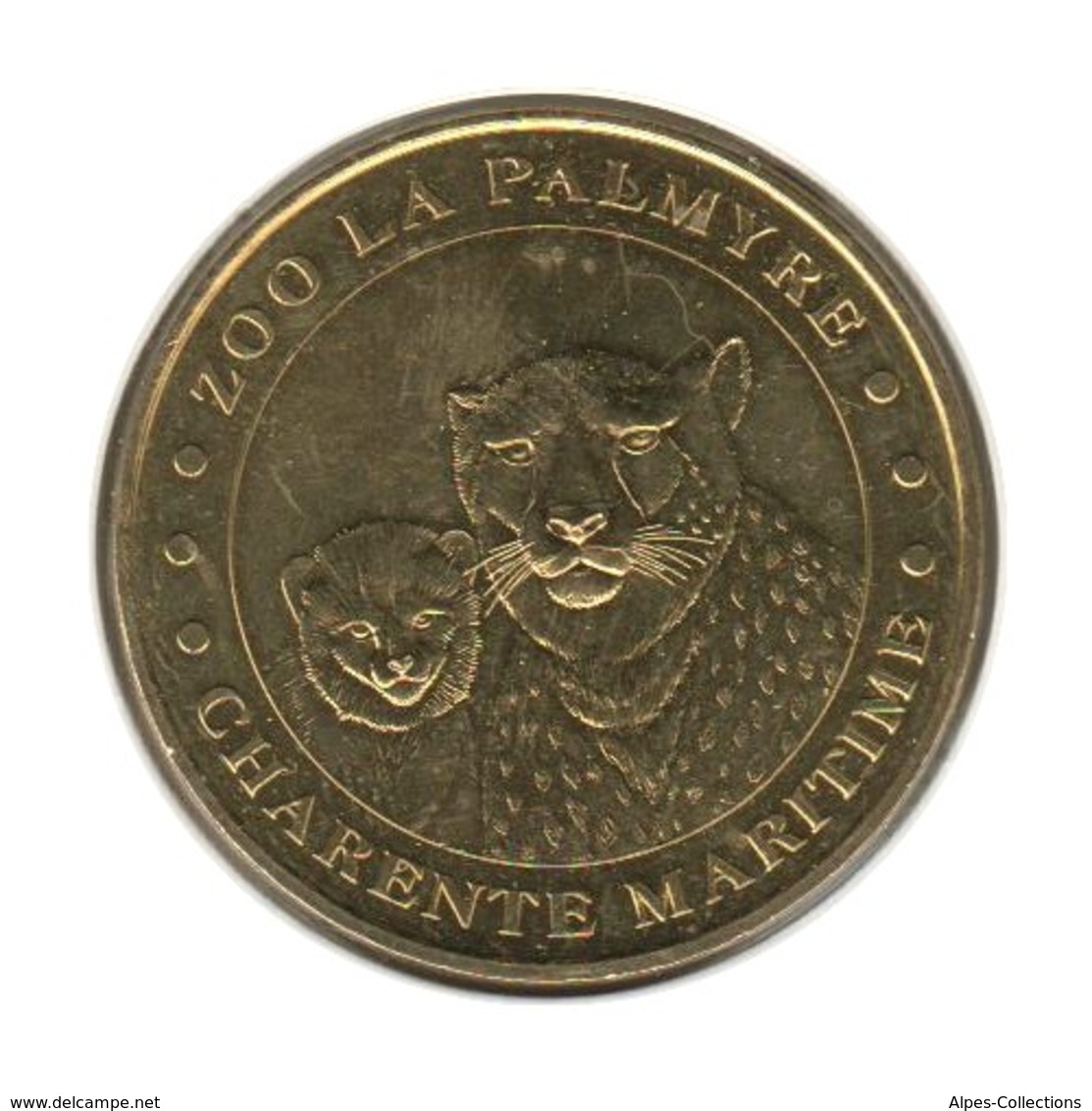 17007 - MEDAILLE TOURISTIQUE MONNAIE DE PARIS 17 - Zoo La Palmire Guépards- 2015 - 2015