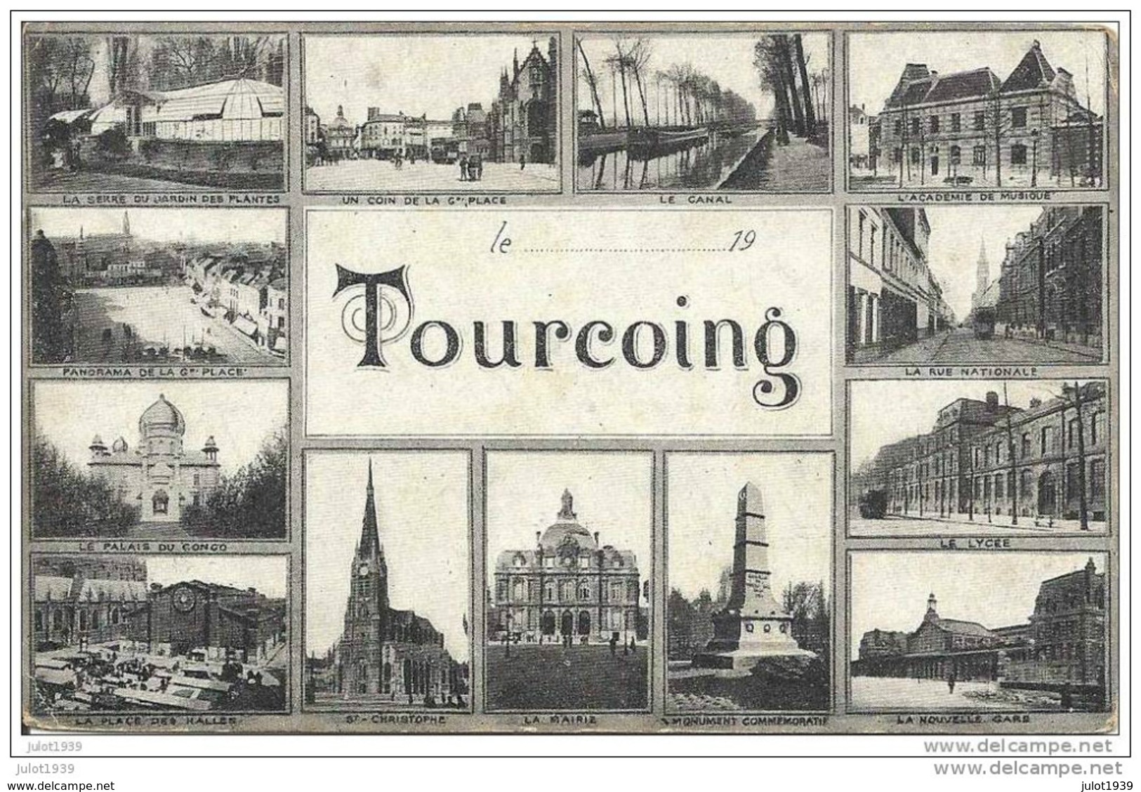 TOURCOING ..-- 59 .  MILITARIA . FELDPOST . 1915 Vers Allemagne .  Voir Verso . - Tourcoing