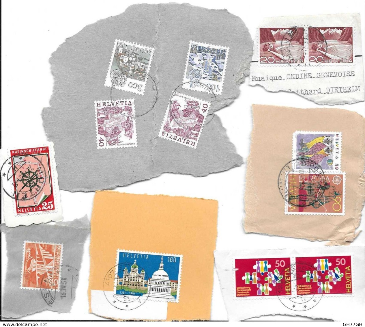 LOT TIMBRES SUISSE -SWITZERLAND - Lots & Kiloware (mixtures) - Max. 999 Stamps