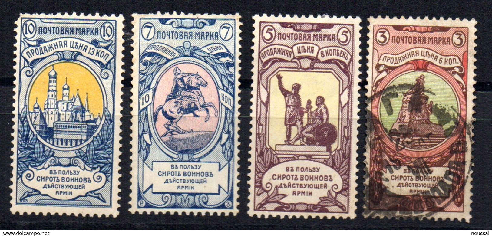 Serie Nº 55/8  Rusia - Used Stamps