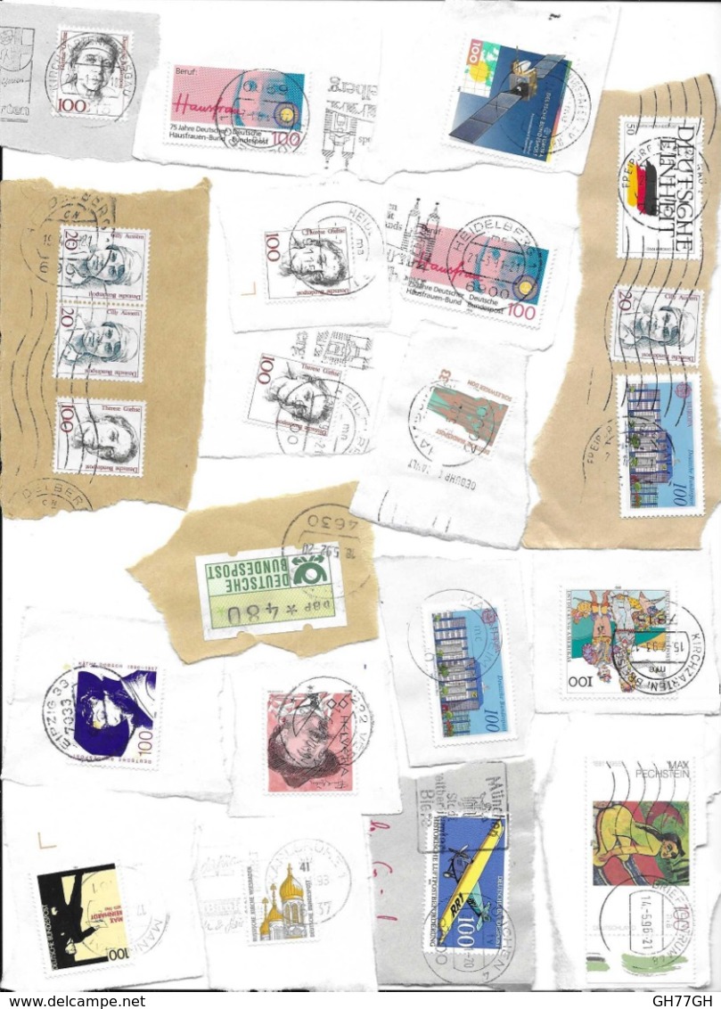 LOT TIMBRES ALLEMAGNE -deutschland -briefmarken - Lots & Kiloware (mixtures) - Max. 999 Stamps