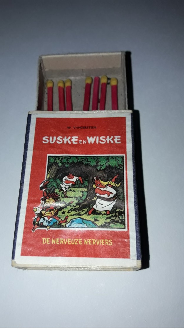 SUSKE En WISKE - De Nerveuze Nerviers - W. Vandersteen - Matchbox - Boîte D'allumettes - BOB Et BOBETTE - Zündholzschachteln