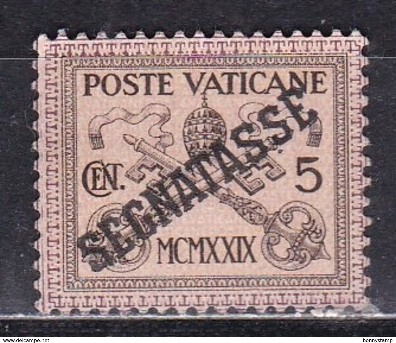 Città Del Vaticano, 1968 - 5c, Soprastampa Segnatasse - Nr.1 SG - Taxes