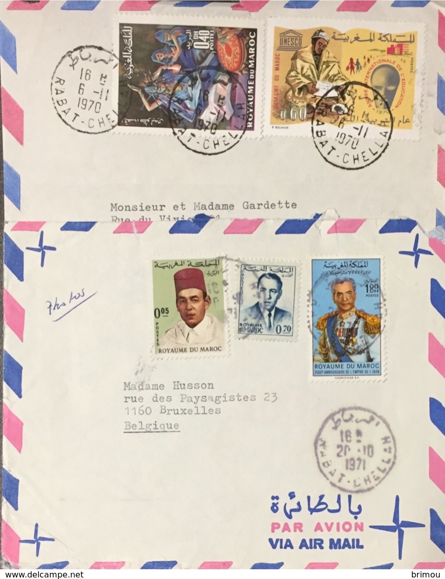 Maroc 2 Lettres. - Maroc (1956-...)