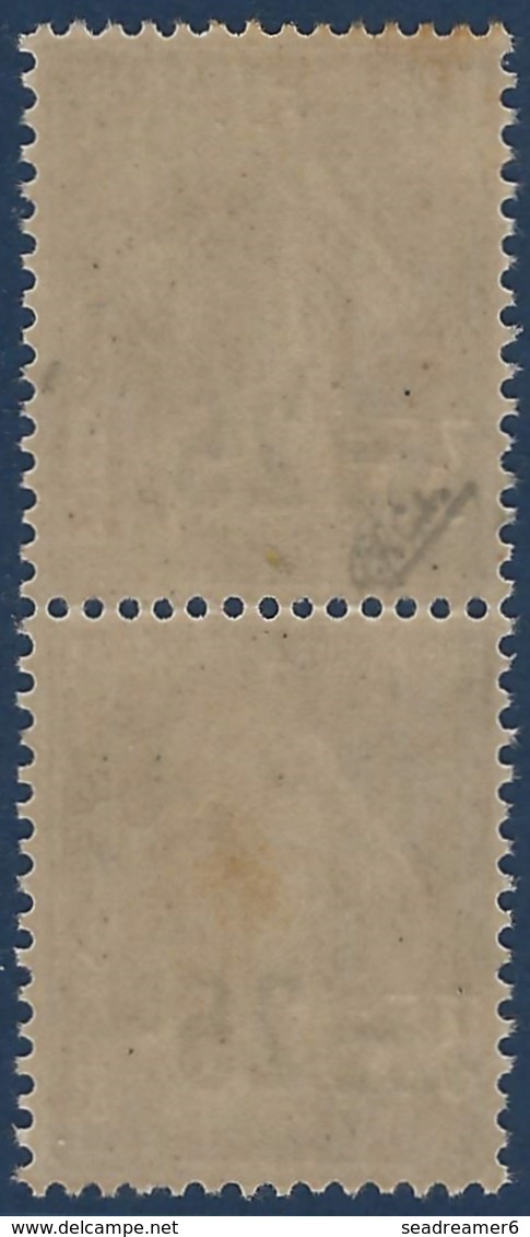 France Semeuse N°218**25/35c  Violet C Quasiment Absent Tenant à Normal R Ainsi Signé Calves - 1932-39 Paz