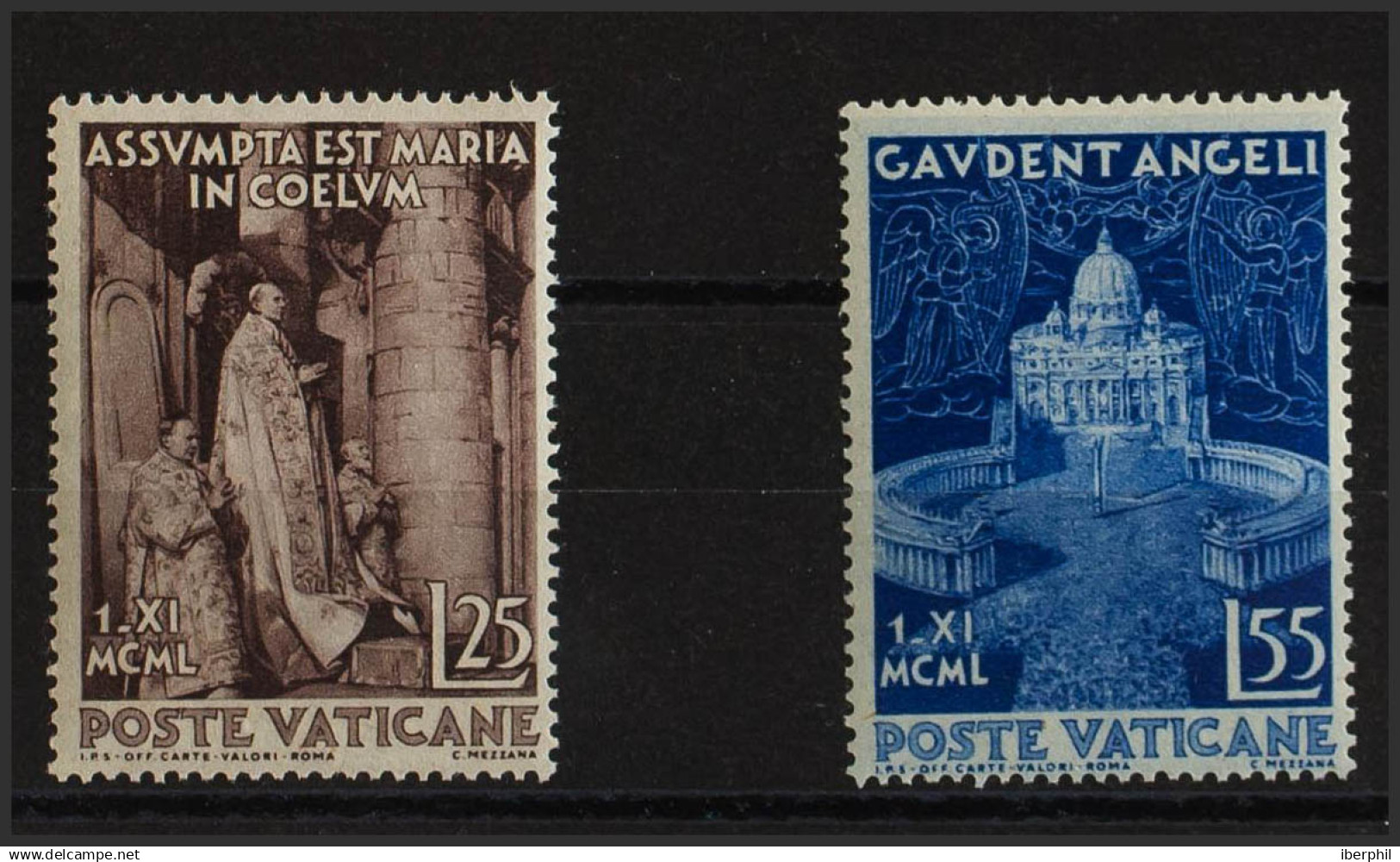 Vaticano. MNH **Yv 161/62. 1951. Serie Completa. MAGNIFICA. Yvert 2016: 20 Euros. - Otros & Sin Clasificación