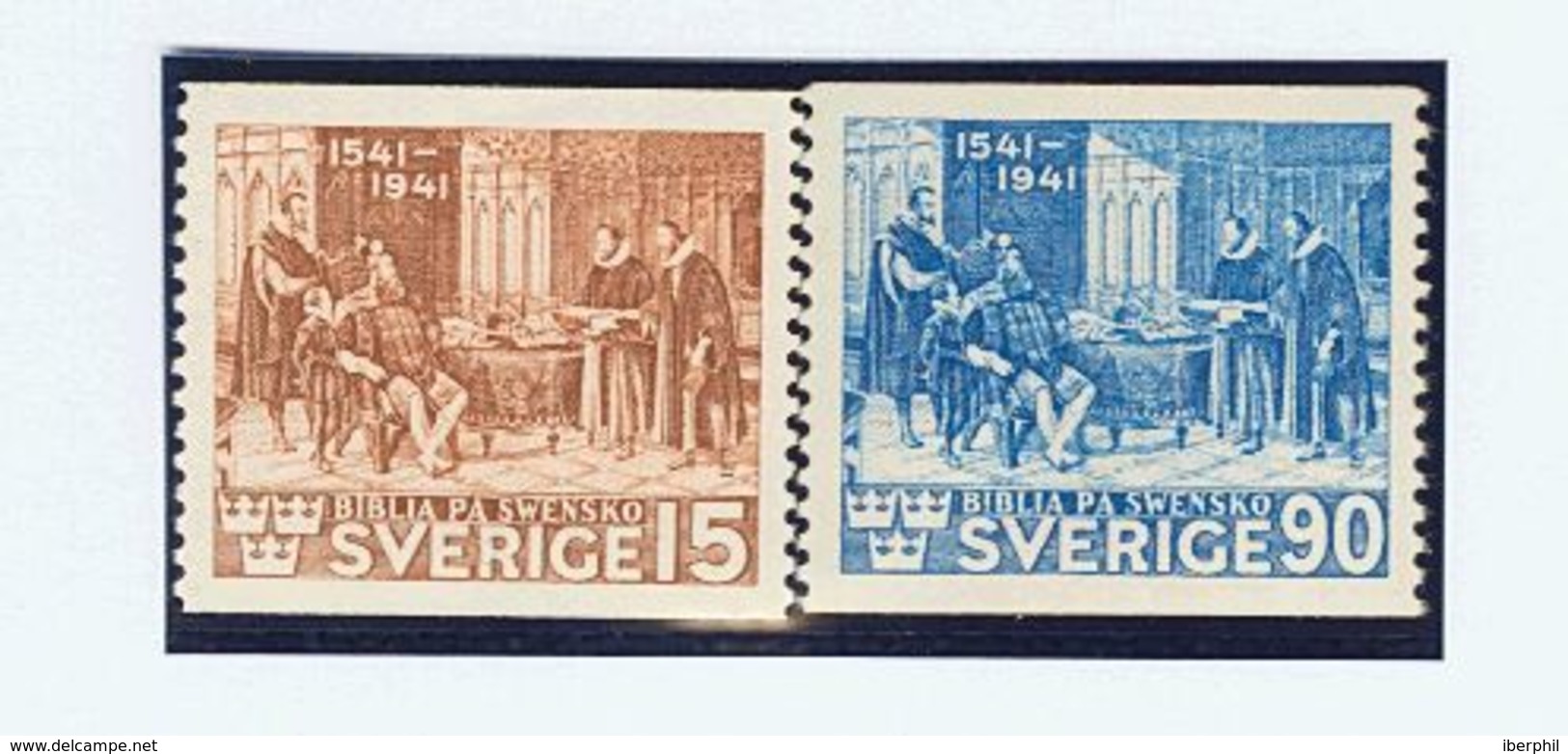 Suecia. MH *Yv 287/88. 1941. Serie Completa. MAGNIFICA. Yvert 2013: 32,5 Euros. - Sonstige & Ohne Zuordnung