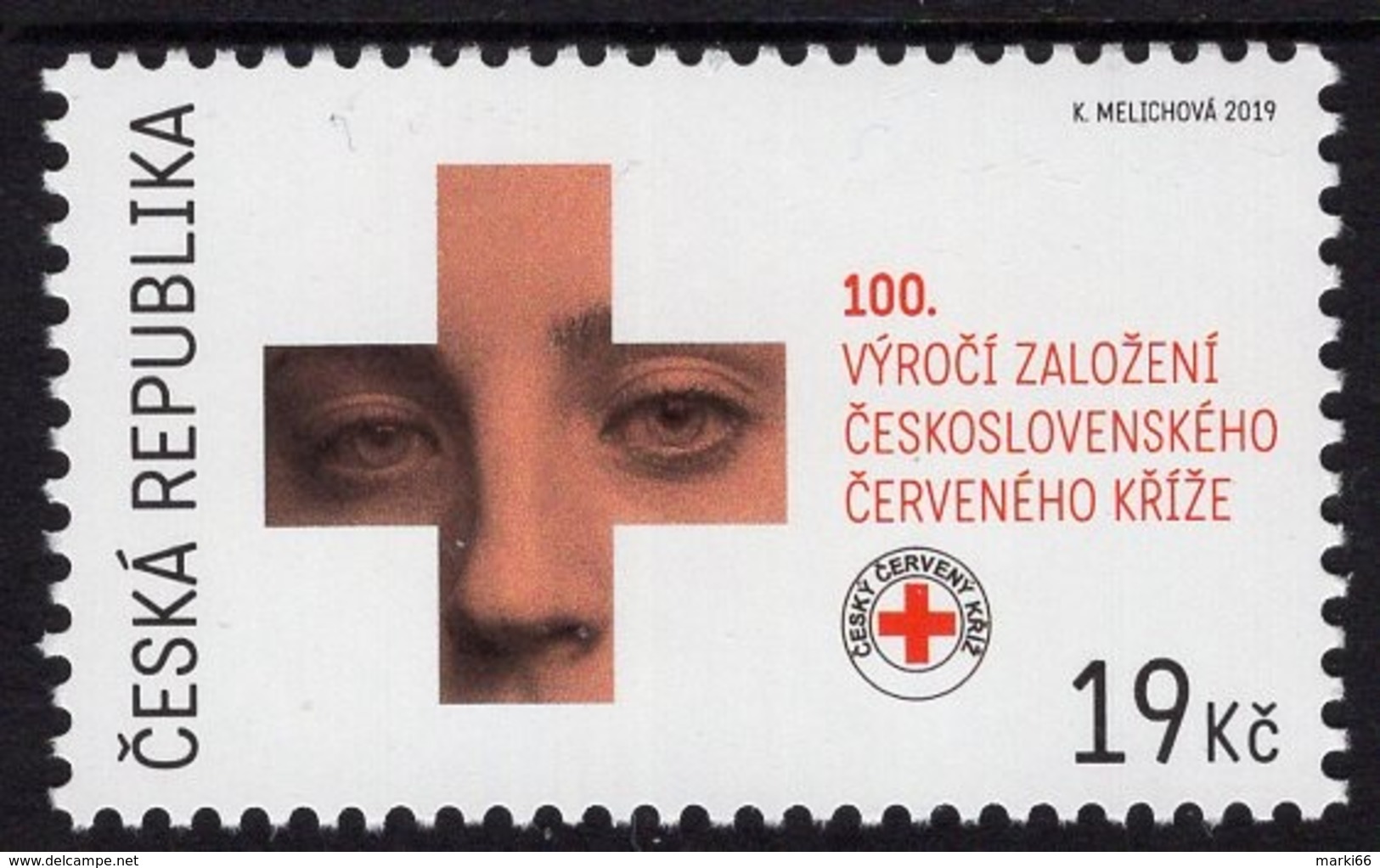 Czech Republic - 2019 - 100 Years Of The Czechoslovak Red Cross - Mint Stamp - Nuevos