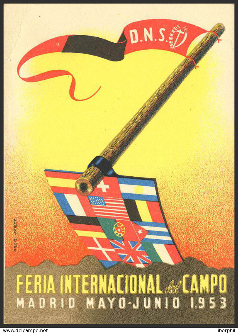 España. Tarjetas Postales. Tarjetas Postales. "FERIA INTERNACIONAL DEL CAMPO, MADRID MAYO-JUNIO 1953". Sin Circular. MAG - Otros & Sin Clasificación