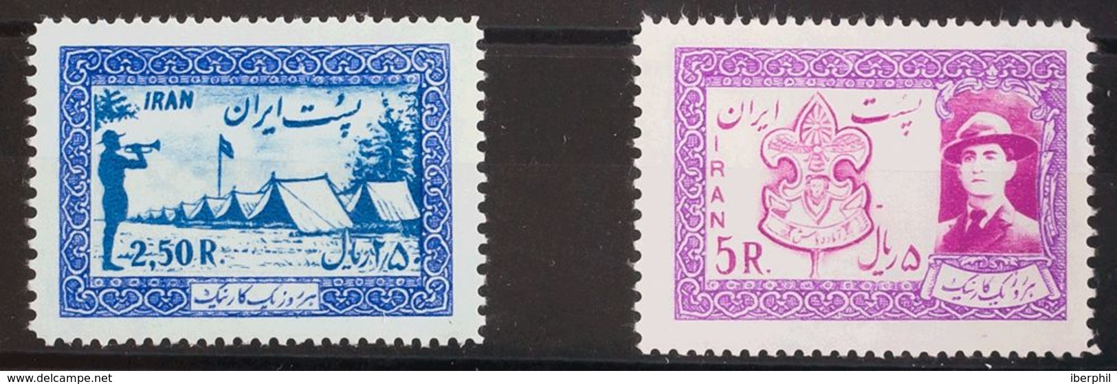 Irán. MH *Yv 865/66. 1956. Serie Completa. MAGNIFICA. Yvert 2013: 40 Euros. - Iran