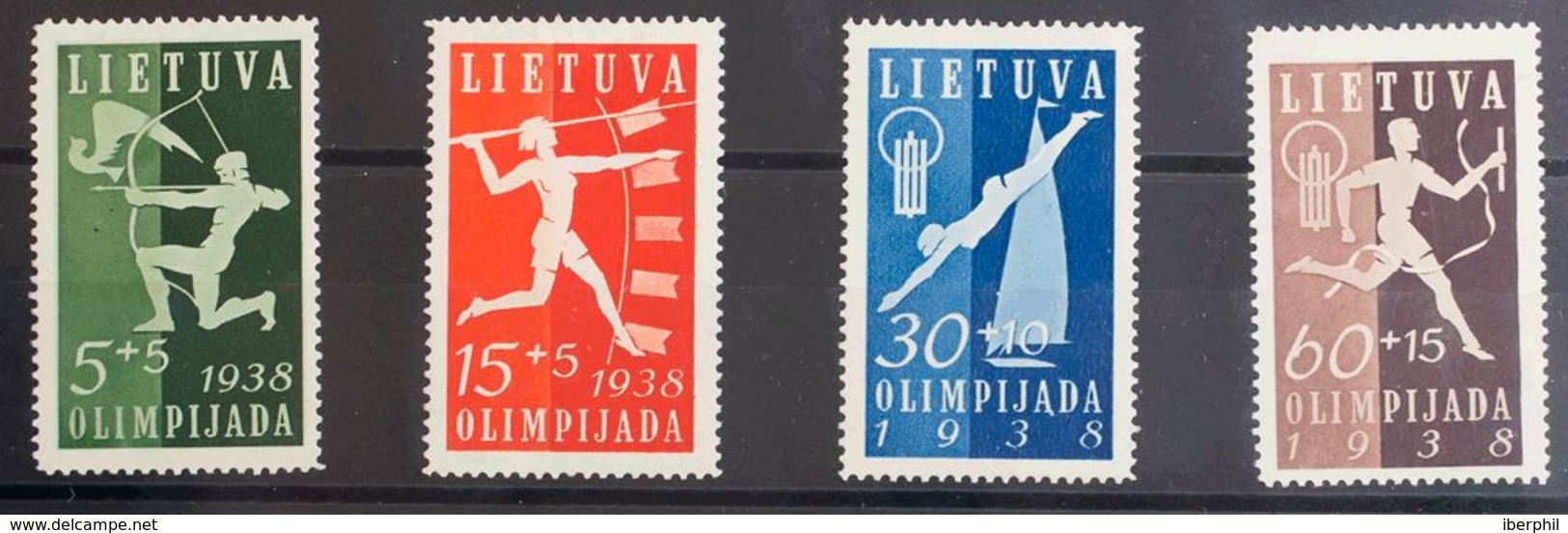 Lituania. MH *Yv 362/65. 1938. Serie Completa. MAGNIFICA. Yvert 2012: 60 Euros. - Lituania