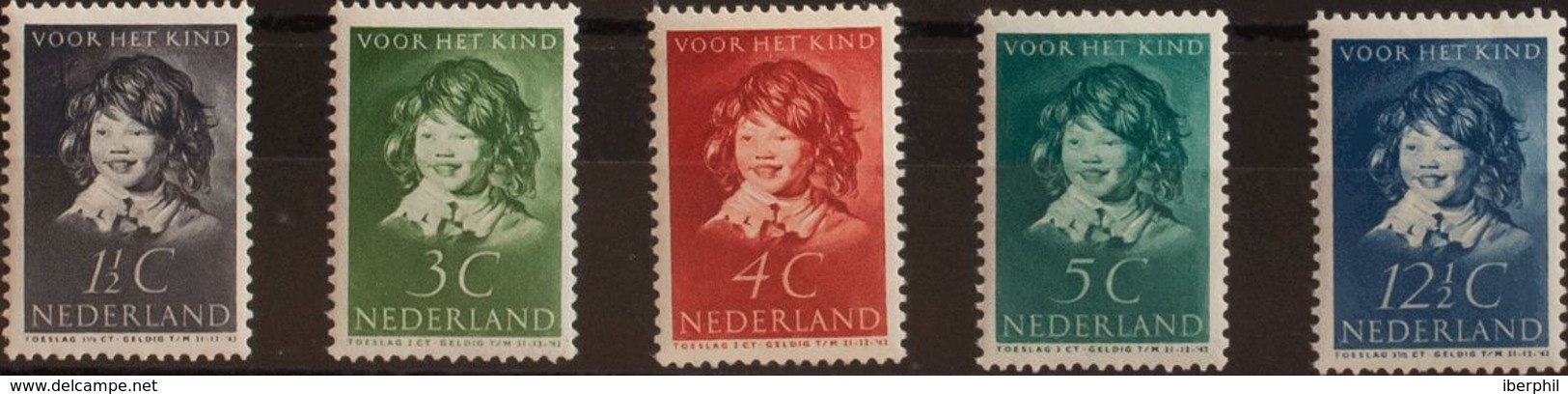 Holanda. MNH **Yv 299/03. 1937. Serie Completa. MAGNIFICA. Yvert 2012: 45 Euros. - ...-1852 Precursores