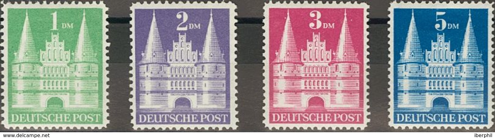 Alemania Bi-zona. MH *Yv 65/68. 1948. Serie Completa. MAGNIFICA. Yvert 2014: 75 Euros. - Otros & Sin Clasificación