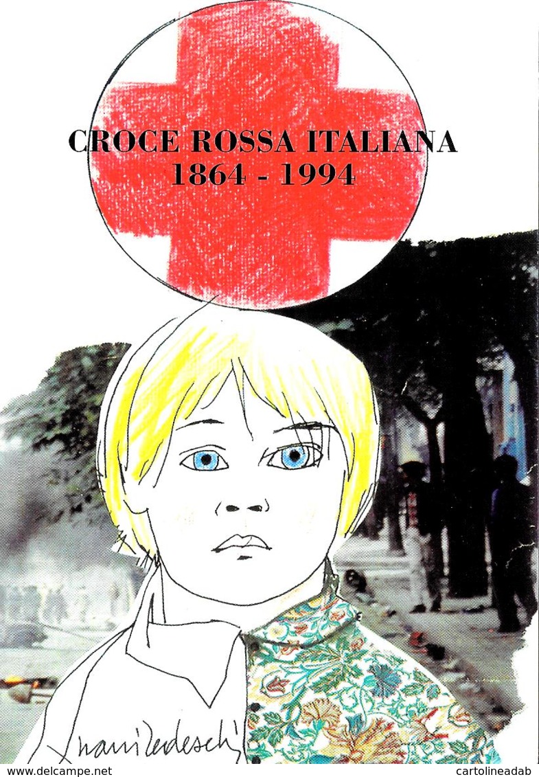 [MD3969] CPM - CROCE ROSSA ITALIANA CARTOLINA VERONAFIL 1994 - NANI TEDESCHI - CON ANNULLO 19.11.1994 - PERFETTA - NV - Croce Rossa