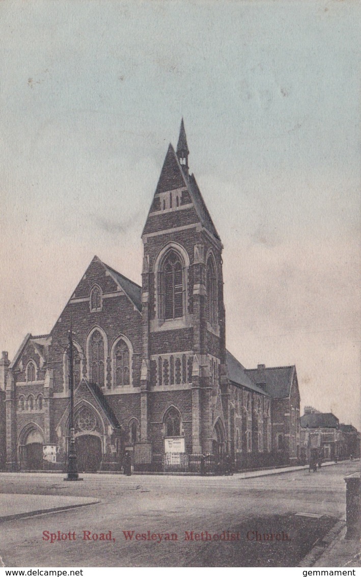 CARDIFF - WESLEYAN METHODIST CHURCH, SPLOTT ROAD. - Glamorgan