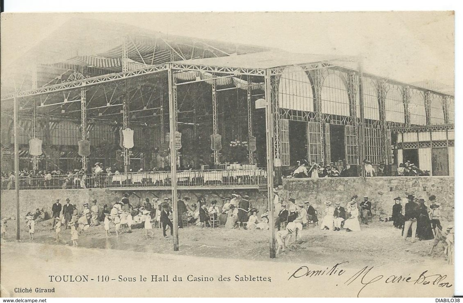 TOULON  ( VAR )   SOUS LE HALL DU CASINO  DES SABLETTES - Toulon