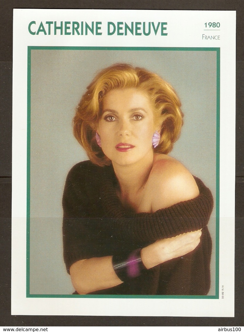 PORTRAIT DE STAR 1980 FRANCE - ACTRICE CATHERIENE DENEUVE - ACTRESS CINEMA FILM PHOTO - Fotos