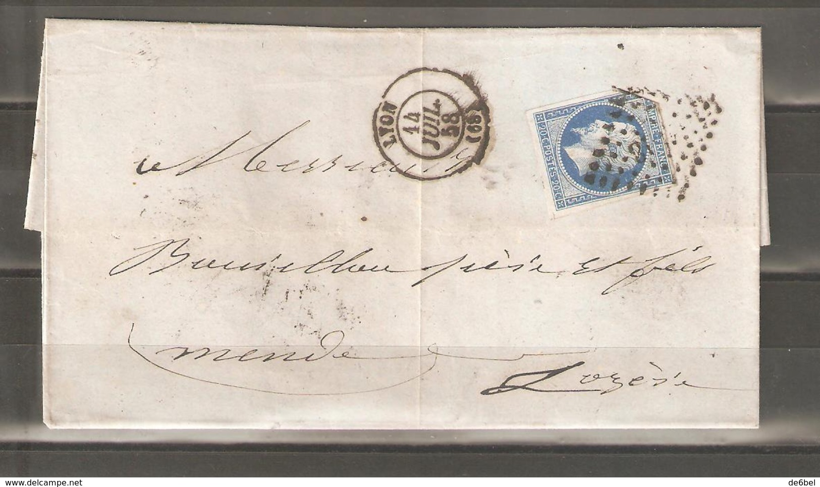 Lot  1435    //     Nr  14 / Lettre --losange 1818 LYON - Other & Unclassified