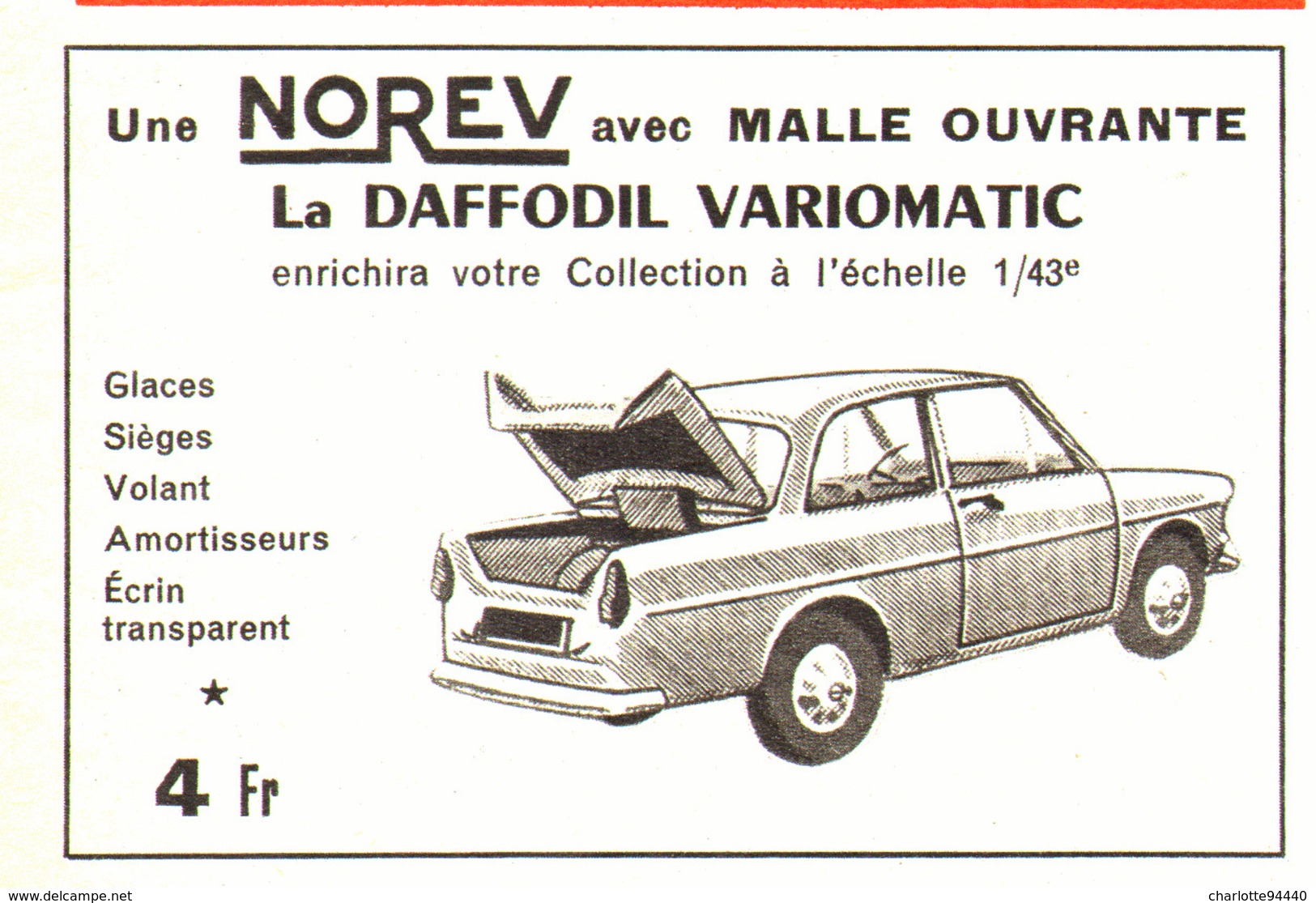 PUB  DAFFODIL  VARIOMATIC  " NOREV "  1964 ( 1 ) - Andere & Zonder Classificatie