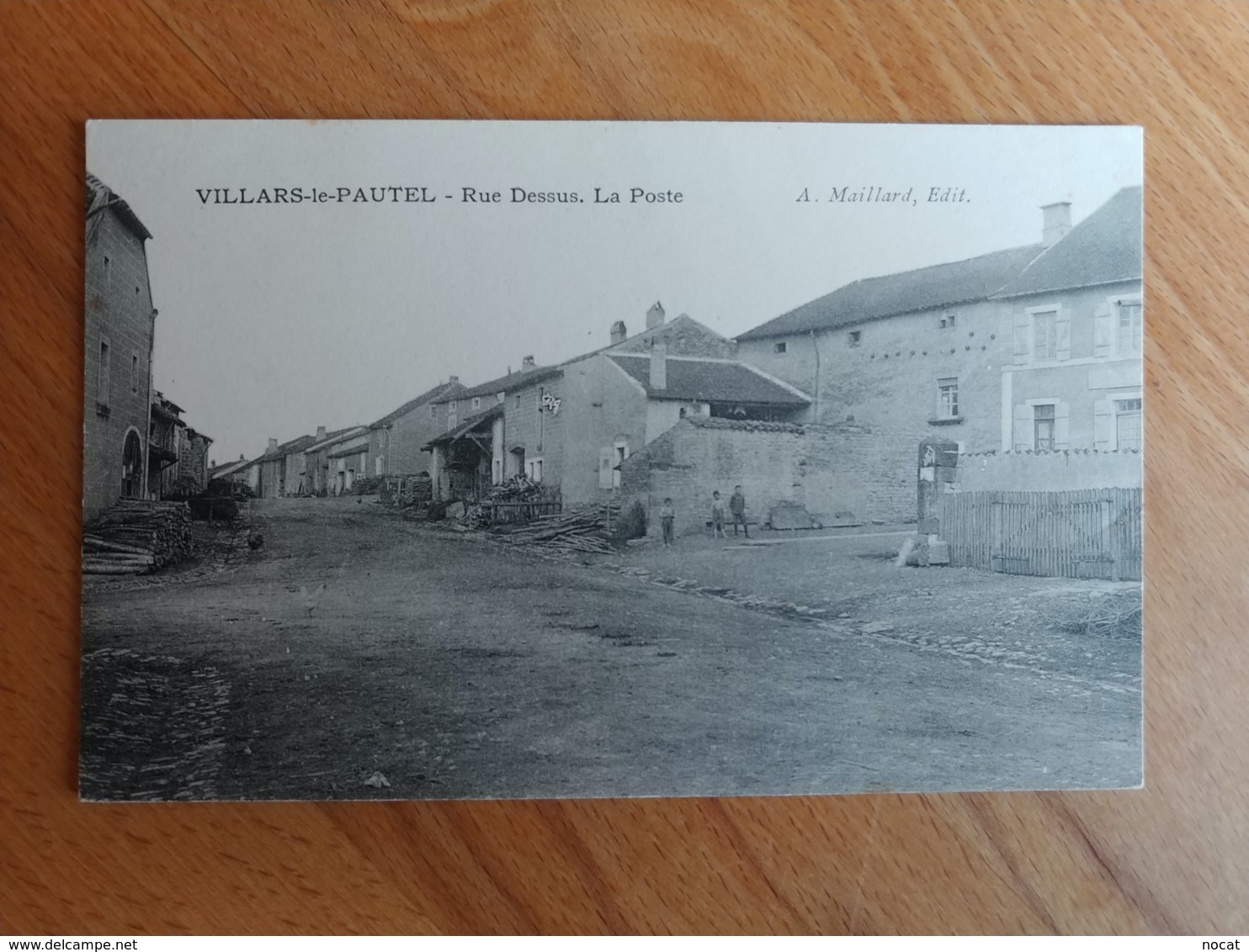 Villars Le Pautel Rue Dessus La Poste Haute Saône Franche Comté - Otros & Sin Clasificación