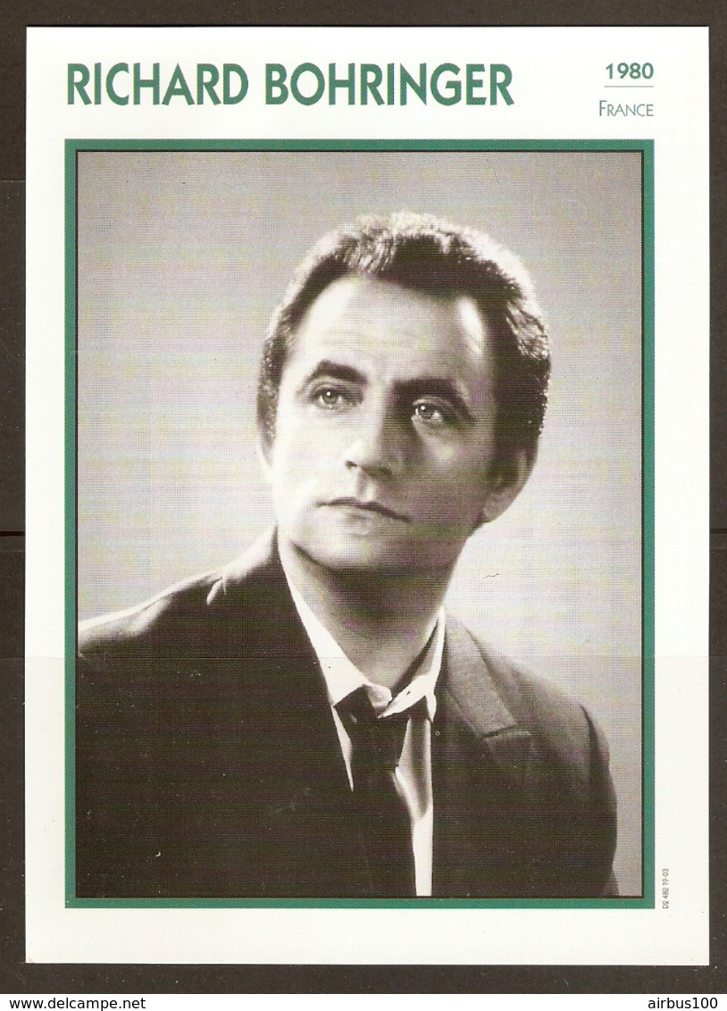 PORTRAIT DE STAR 1980 FRANCE - ACTEUR RICHARD BOHRINGER - ACTOR CINEMA FILM PHOTO - Fotos