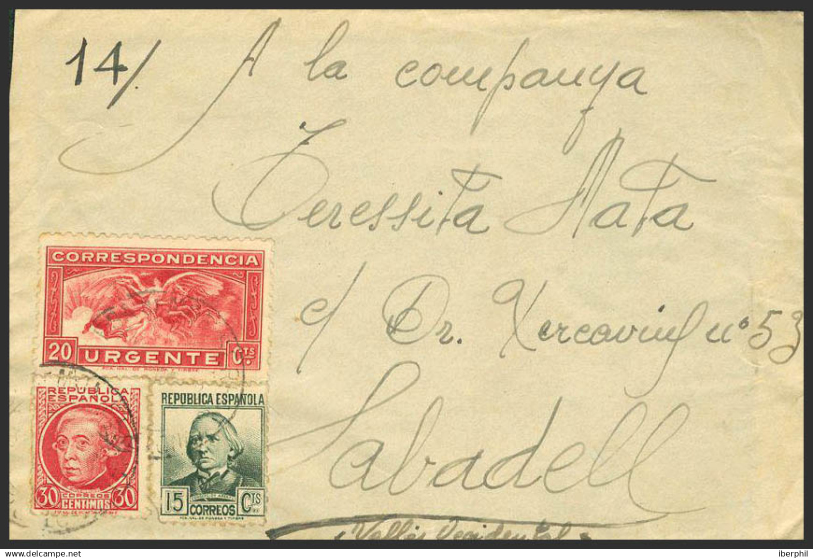 España. Correo Urgente. Correo Urgente - Special Delivery