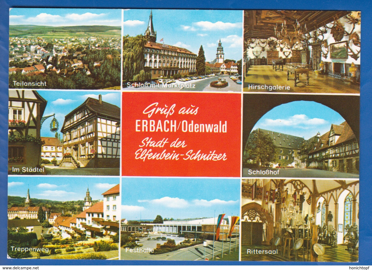 Deutschland; Erbach Odenwald; Multibildkarte - Erbach