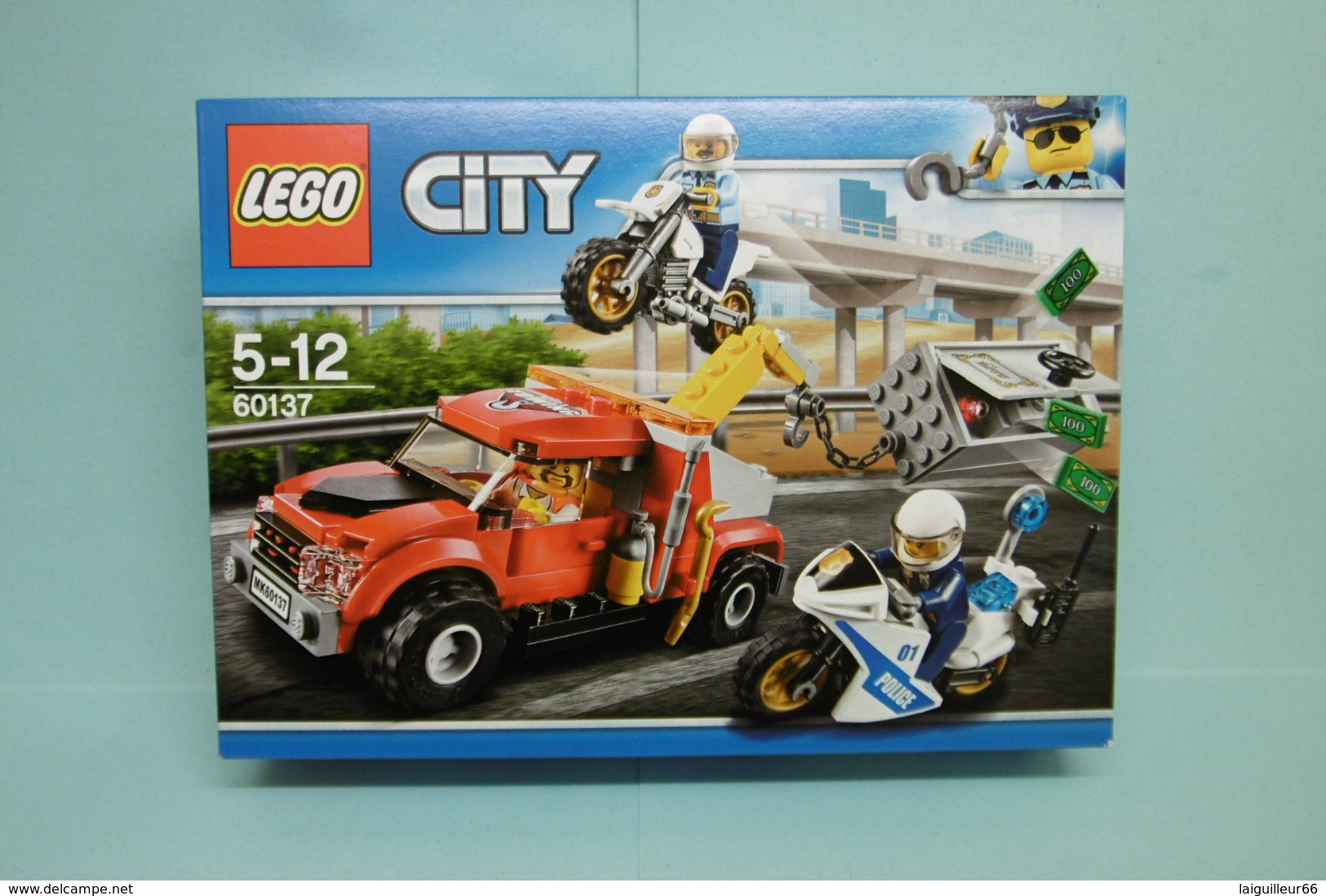 Lego City - LA POURSUITE DU BRAQUEUR Tow Truck Recovery Réf. 60137 Neuf En Boîte - Non Classés