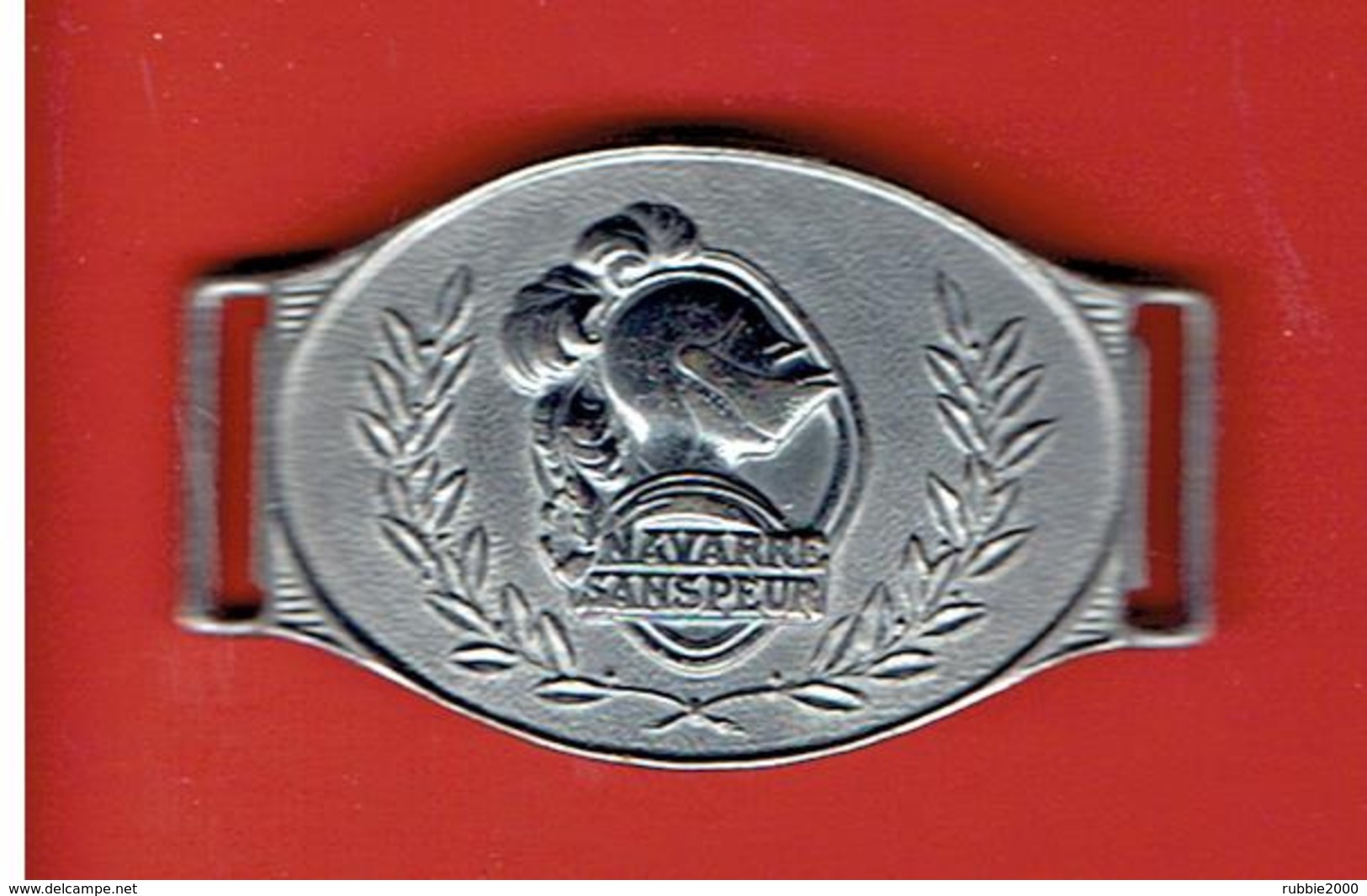 5e REGIMENT D INFANTERIE NAVARRE SANS PEUR VERS 1940 ELEMENT DE BRACELET D IDENTITE - Esercito