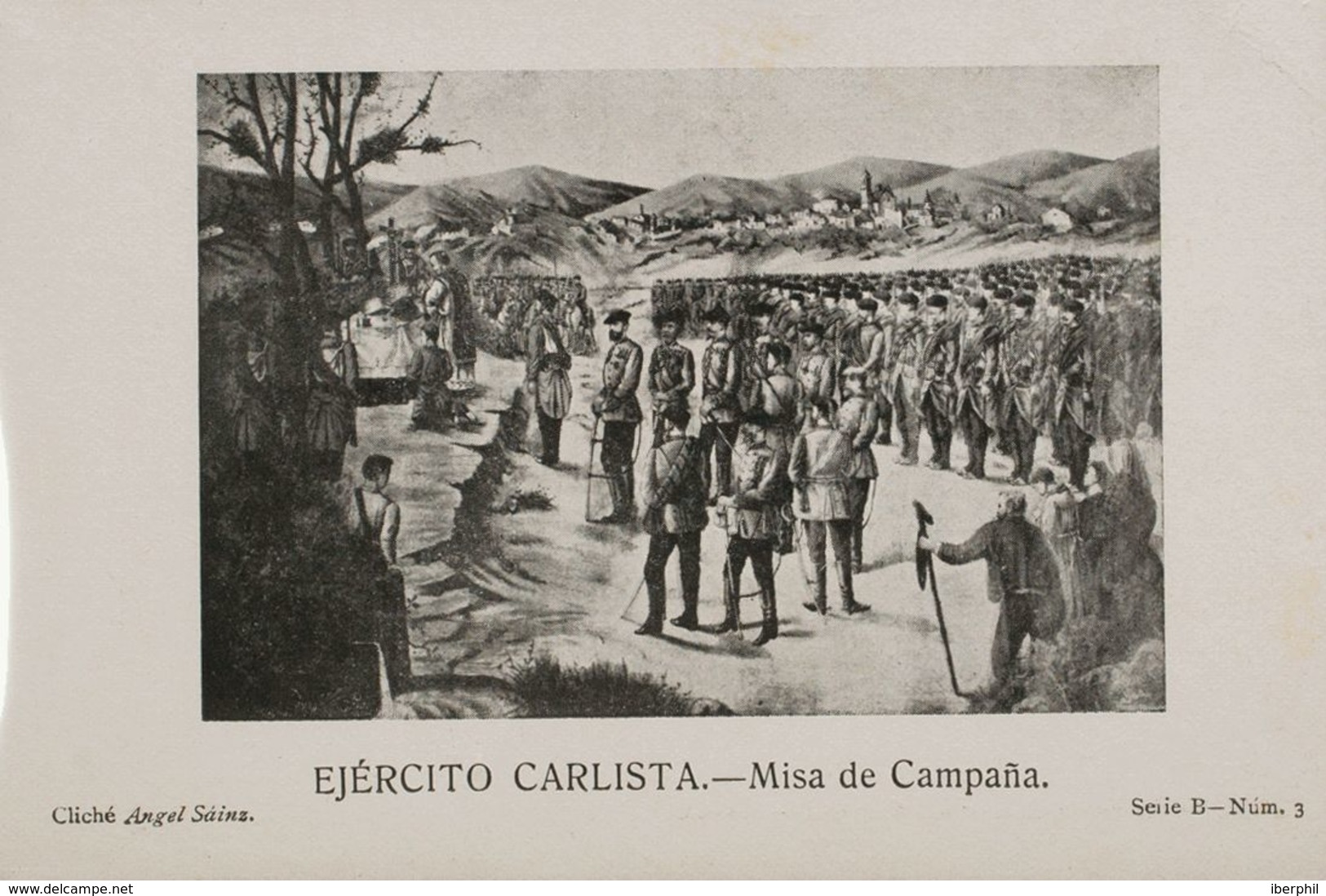 España. Correo Carlista. (*). (1900ca). Juego Completo De Las Diez Tarjetas Postales FOTOGRAFIAS Y ASUNTOS CARLISTAS (Se - Carlisten