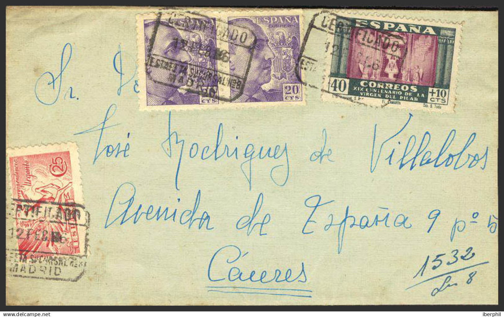 España. Correo Urgente. Correo Urgente. MAGNIFICA. - Eilbriefmarken