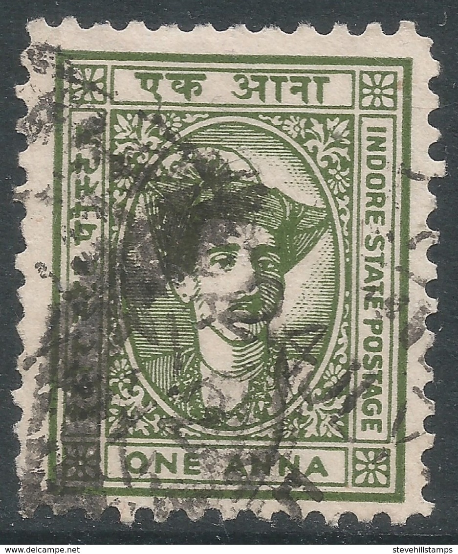 Indore (Holkar) State(India). 1940-46 Maharaja Yeshwant Rao Holkar II, 1a Used. SG 38 - Holkar
