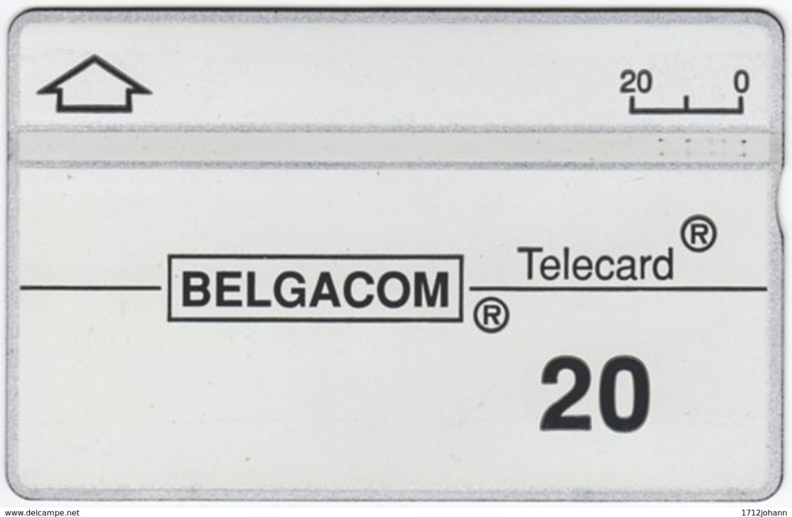 BELGIUM B-396 Hologram Belgacom - 209E - Used - Ohne Chip