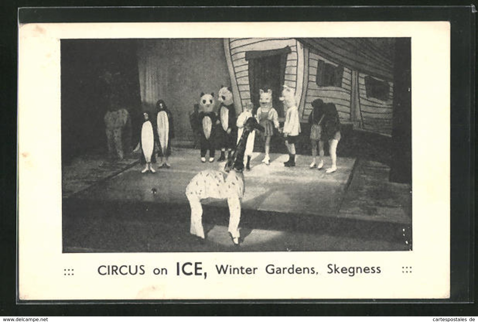 AK Skegness, Circus On Ice, Winter Gardens, Schlittschuh-Zirkus - Figure Skating