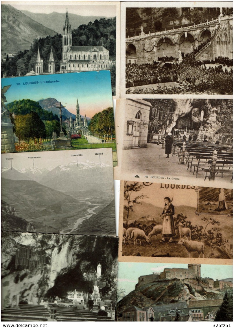 65 / LOURDES /  Lot De 900 Cartes Postales (voir Détails) - 5 - 99 Cartes