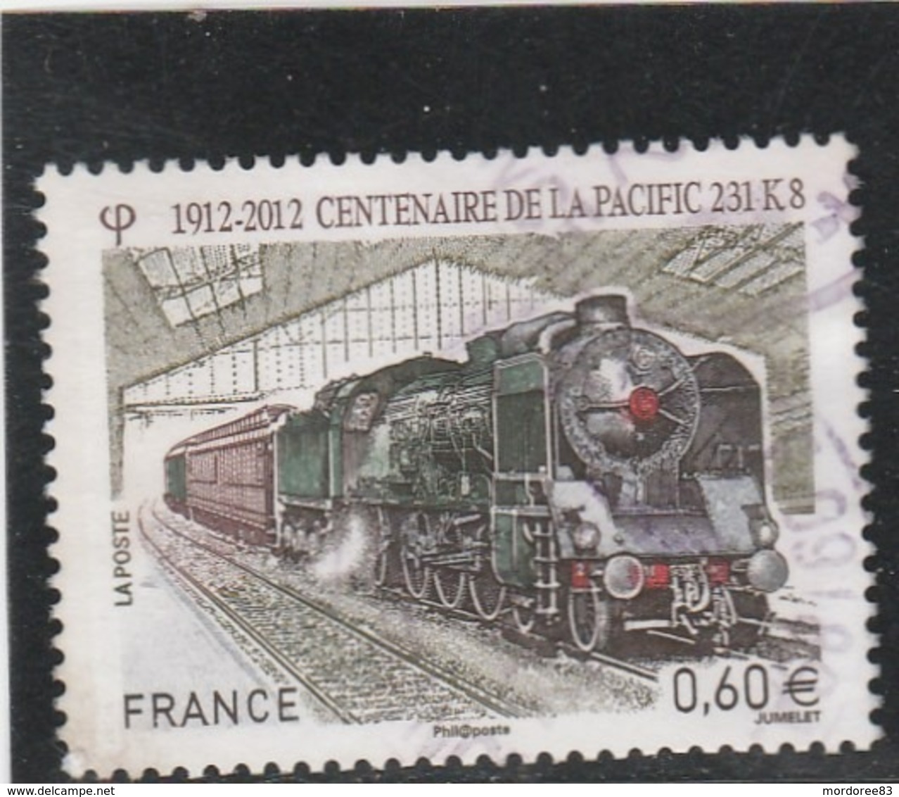 FRANCE 2012 CENTENAIRE DE LA PACIFIC YT 711 OBLITERE YT 4655 - Used Stamps