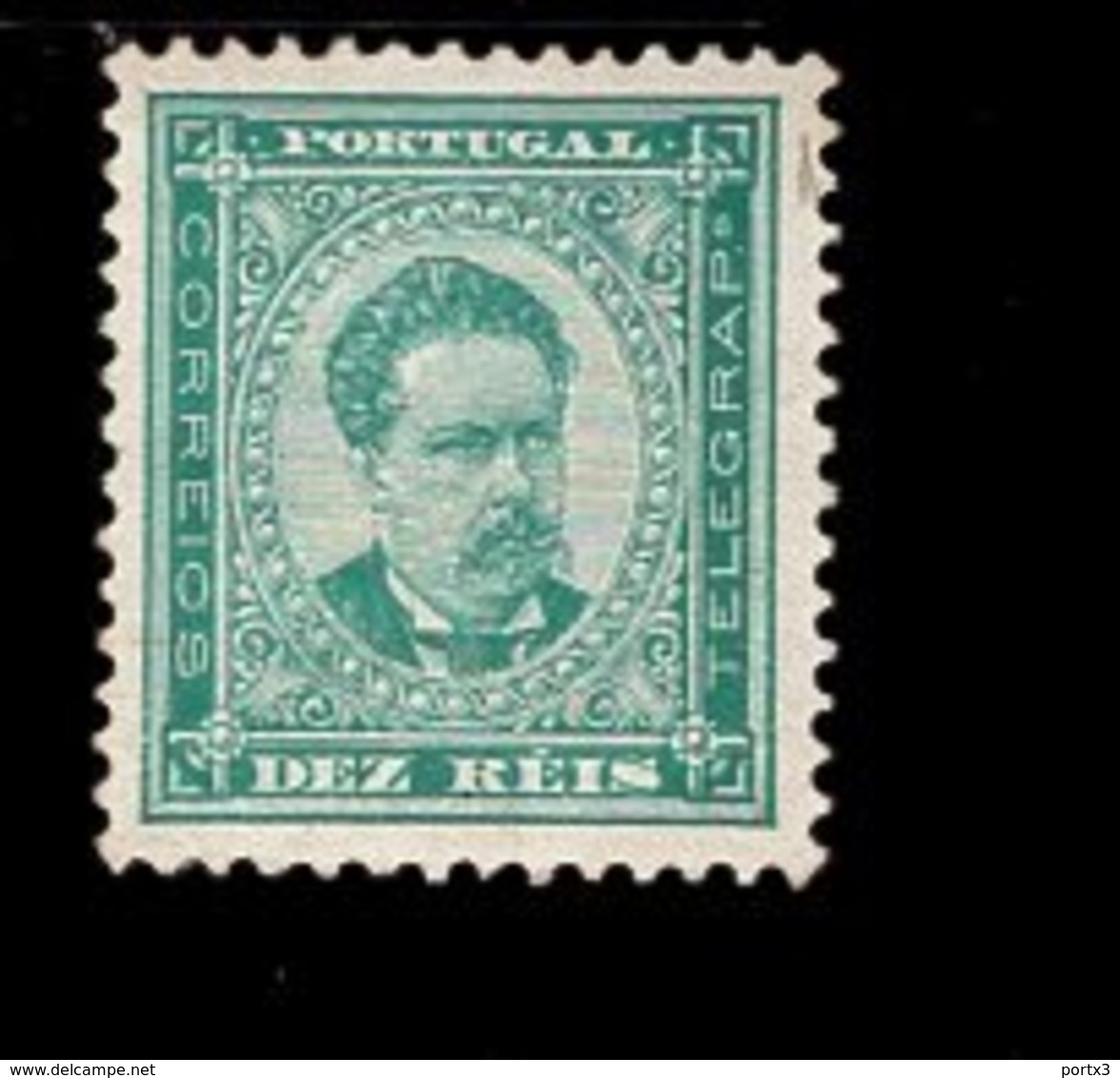 Por. 55 A König Luis I MLH * Falz - Unused Stamps