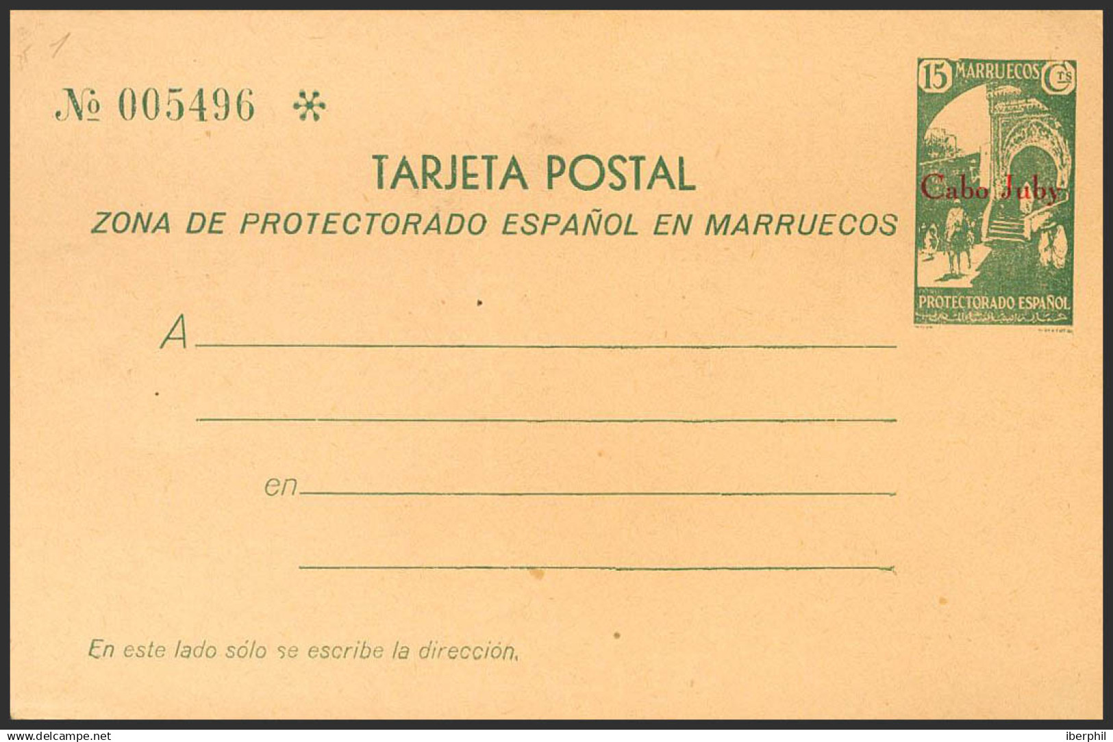 España. Cabo Juby. Entero Postal. (*)EP1/2. 1934. Serie Completa De Tarjetas Entero Postales. MAGNIFICAS. - Cabo Juby