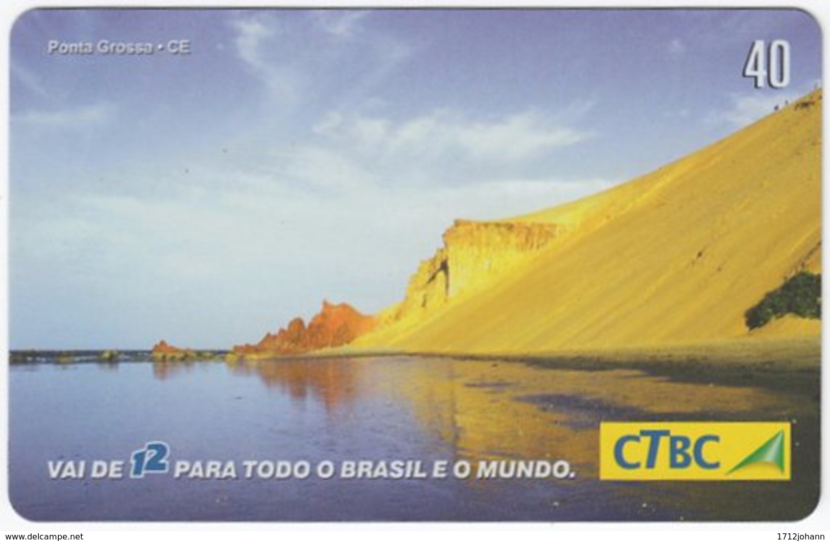 BRASIL K-039 Magnetic CTBC - Landscape, Coast - Used - Brésil