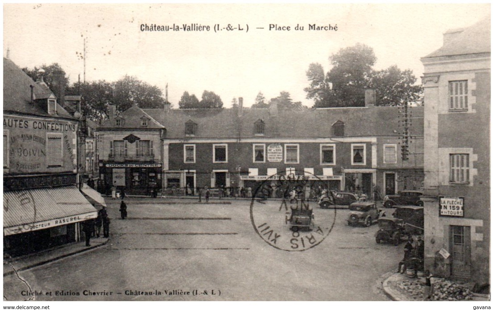 37 CHATEAU-la-VALLIERE - Place Du Marché - Sonstige & Ohne Zuordnung