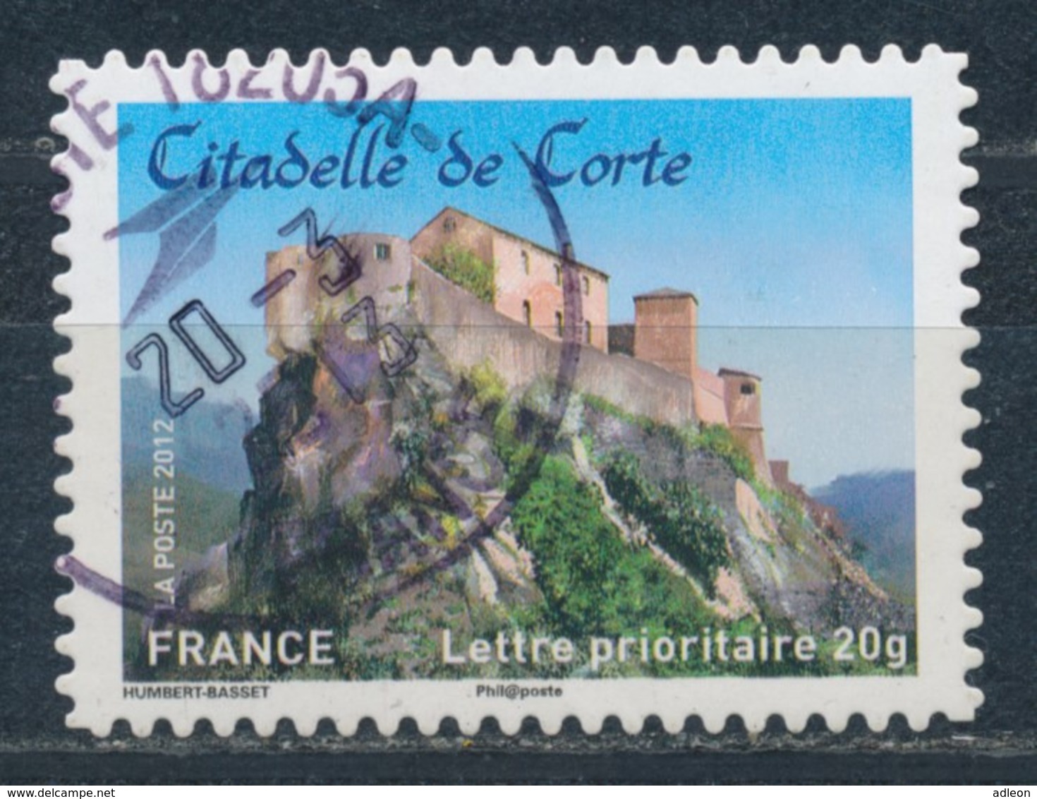 France - Châteaux Et Demeures (Corte) YT A720 Obl. Cachet Rond Manuel - Altri & Non Classificati